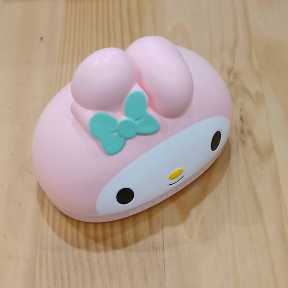 Sanrio My Melody Soap Dish Tray w Cover Drain - Picture 2 of 15